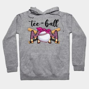 Teeball Mom Leopard Mom Funny Ball Mom Mother's Day 2023 Shirt Hoodie